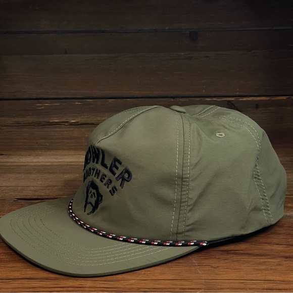 Howler Brothers Camp Green Monkey Mens Rope Snapback Hat Cap - Picture 5 of 8